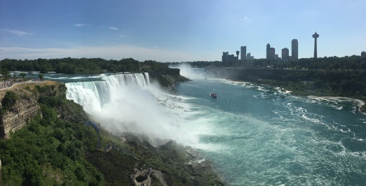 View of the falls from the Observation Tower, Niagara Fall State Park, New York