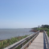 boardwalk leading to the Great South Bay, Sailor's Haven, Fire Island