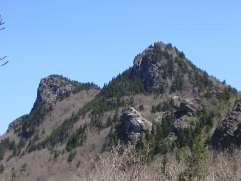 Rocky Forested Peaks at Grandfather Mountain, North Carolina